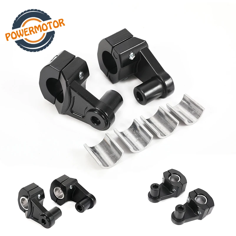 

22mm 28mm Universal Motorcycle Handlebar Riser Bars Clamp Handle Bar Risers ForSuzukiYamahaKawasakiBMWHonda Dirt Pit Bike