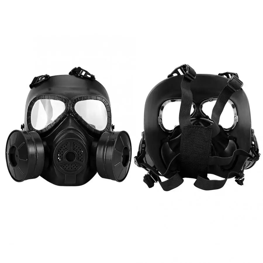 Full Face Gas Mask Military Reality CS Field Protective Helmet Commando masque a gaz respirator mascara de gas militar