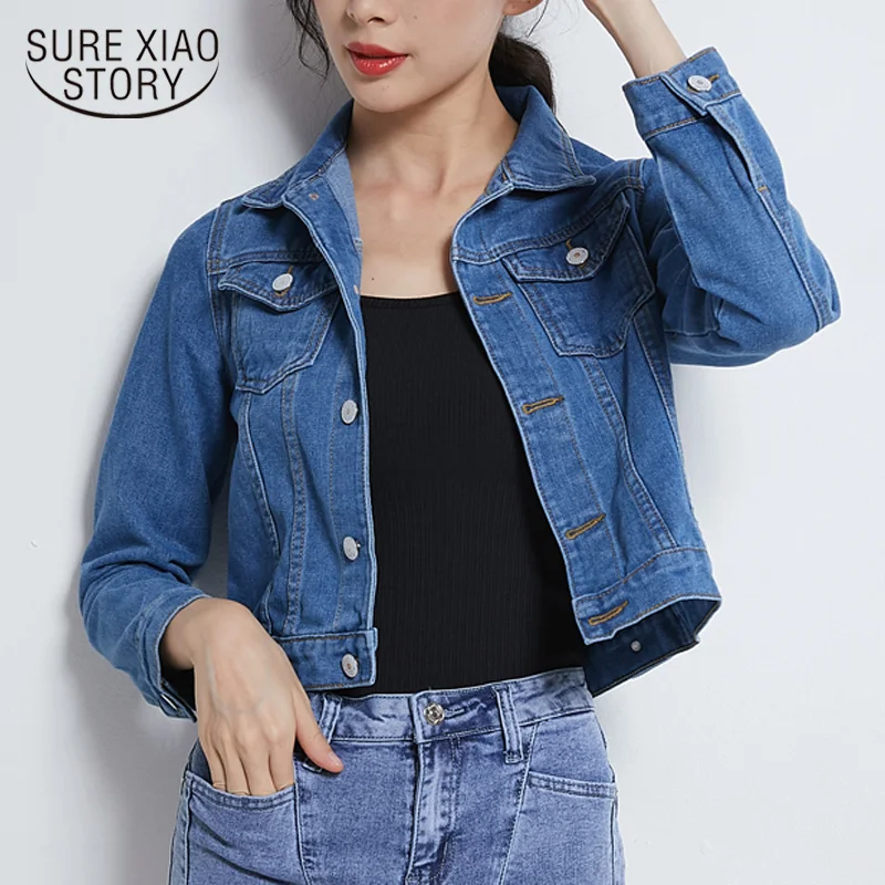 Autumn Jeans Jacket Women Korean Style 