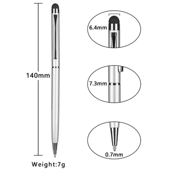 

1Pc Dual-Use Stylus Touch Capacitive Pen Mobile Phone Universal Touch Screen Pen IPhone IPad Pen Ball Pen Waterborne Pen 2019New