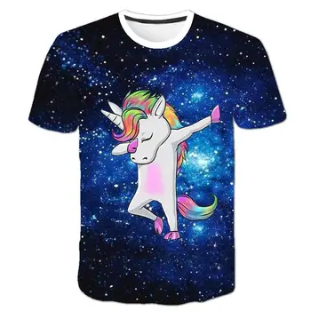 

3d Printed Children 'S Clothes The Unicorn T -Shirt Costume For Girls /Boys Cartoon Tees Tops Clothes Baby T Shirt Clothing