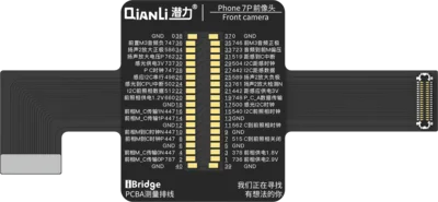 QianLi iBridge Тестовый Кабель для iPhone X 8g 8p 7g 7p дисплей неисправности материнской платы и сенсорная Передняя камера Хвостовая заглушка ремонт задней камеры - Цвет: 7P Front Camera