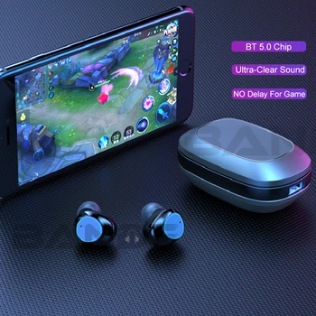 

Bluetooth Wireless Headphones Touch-Control Waterproof Headsets TWS Sports Wireless