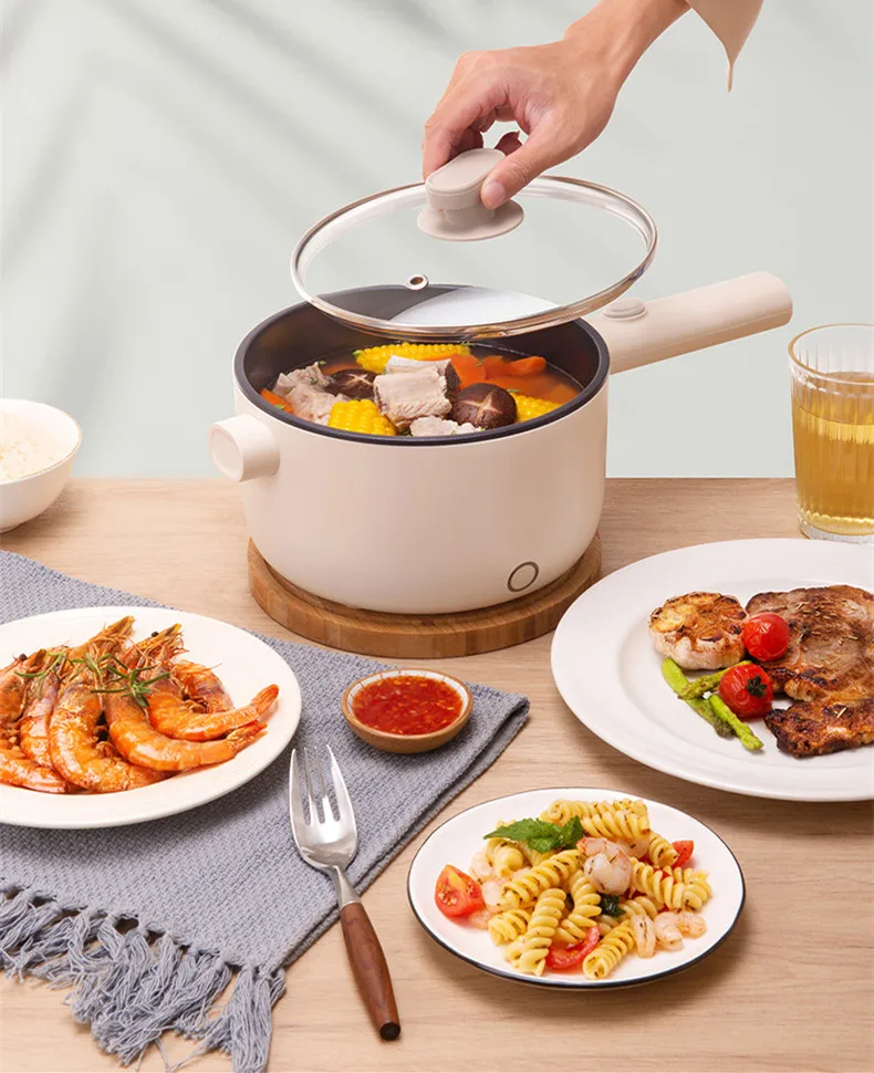 Electric Frying Pan Non-Stick Pan Multi-Functional Electric Cooker Electric  Pot Cooking and Frying All