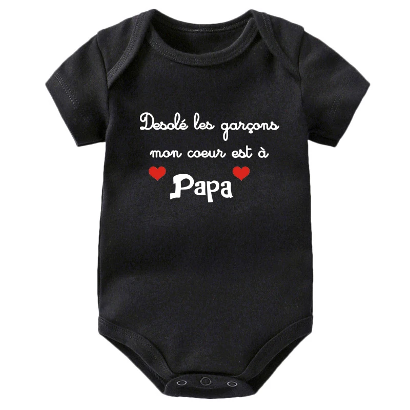 Sorry Girls Boys My Heart Is Mom Or Dad Newborn Baby Bodysuits Clothes Funny Cotton Toddler Infant Jumpsuit Rompers Ropa Outfits Bodysuits Aliexpress