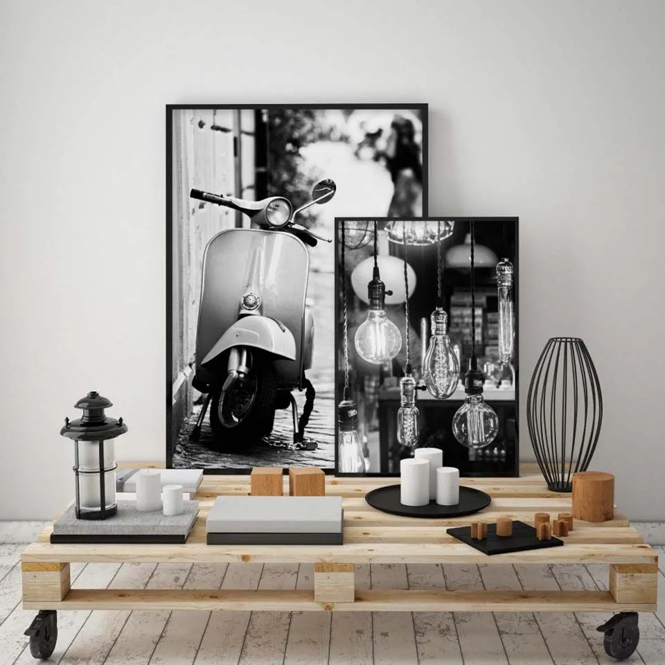 Street-Hands-Vintage-Camera-Wall-Art-Black-White-Canvas-Painting-Nordic-Poster-And-Prints-Modern-Wall