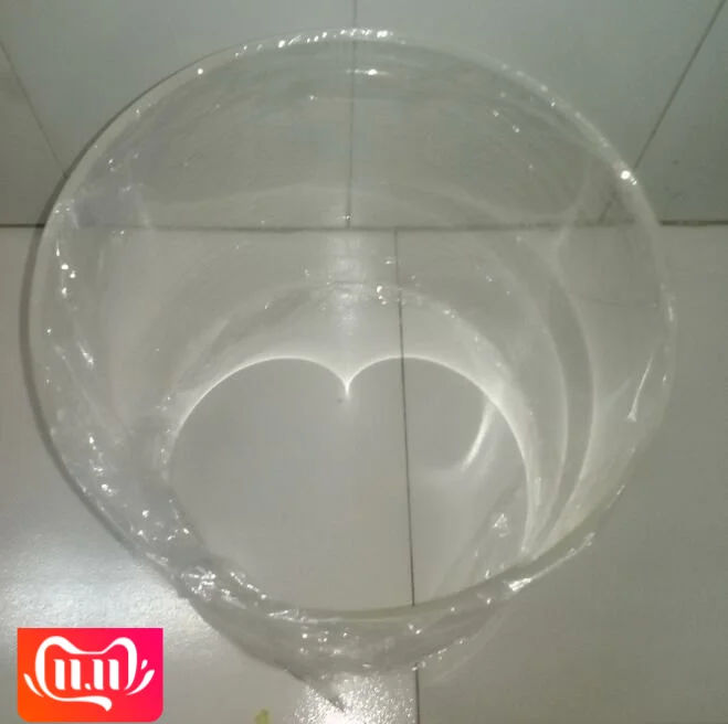 

22inch acrylic drum shells undrilled (no holes) with 45 degree bearing edge