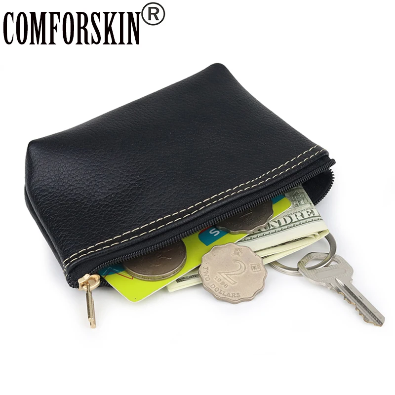 COMFORSKIN Новое поступление кошелек для ключей из 100% натуральной кожи