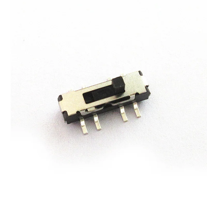 

100PCS 500PCS HOT NEW Mini toggle switch sliding switch handle 2mm patch 2P3T side switch ON-OFF-ON ON/OFF/ON 8PIN MSS23D19