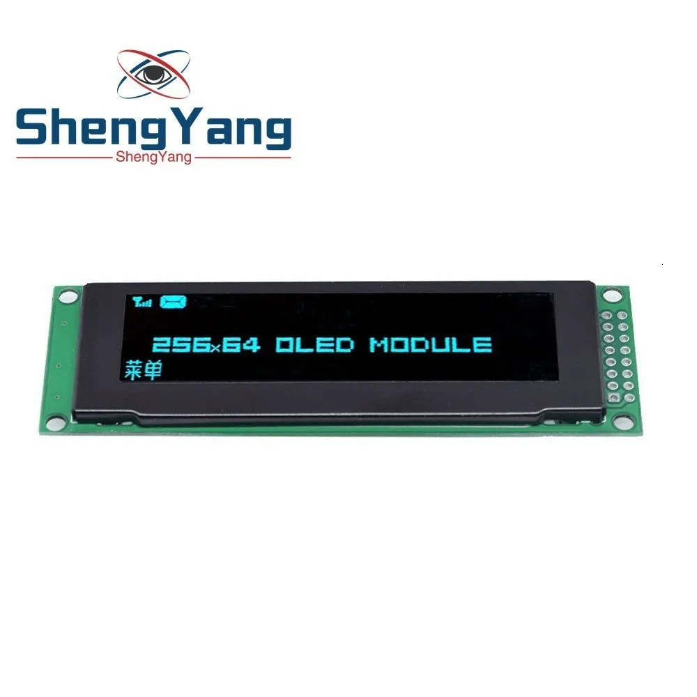 ShengYang Новый OLED дисплей 2,8 "256*64 25664 точек Графический ЖК-модуль экран LCM SSD1322 контроллер Поддержка SPI