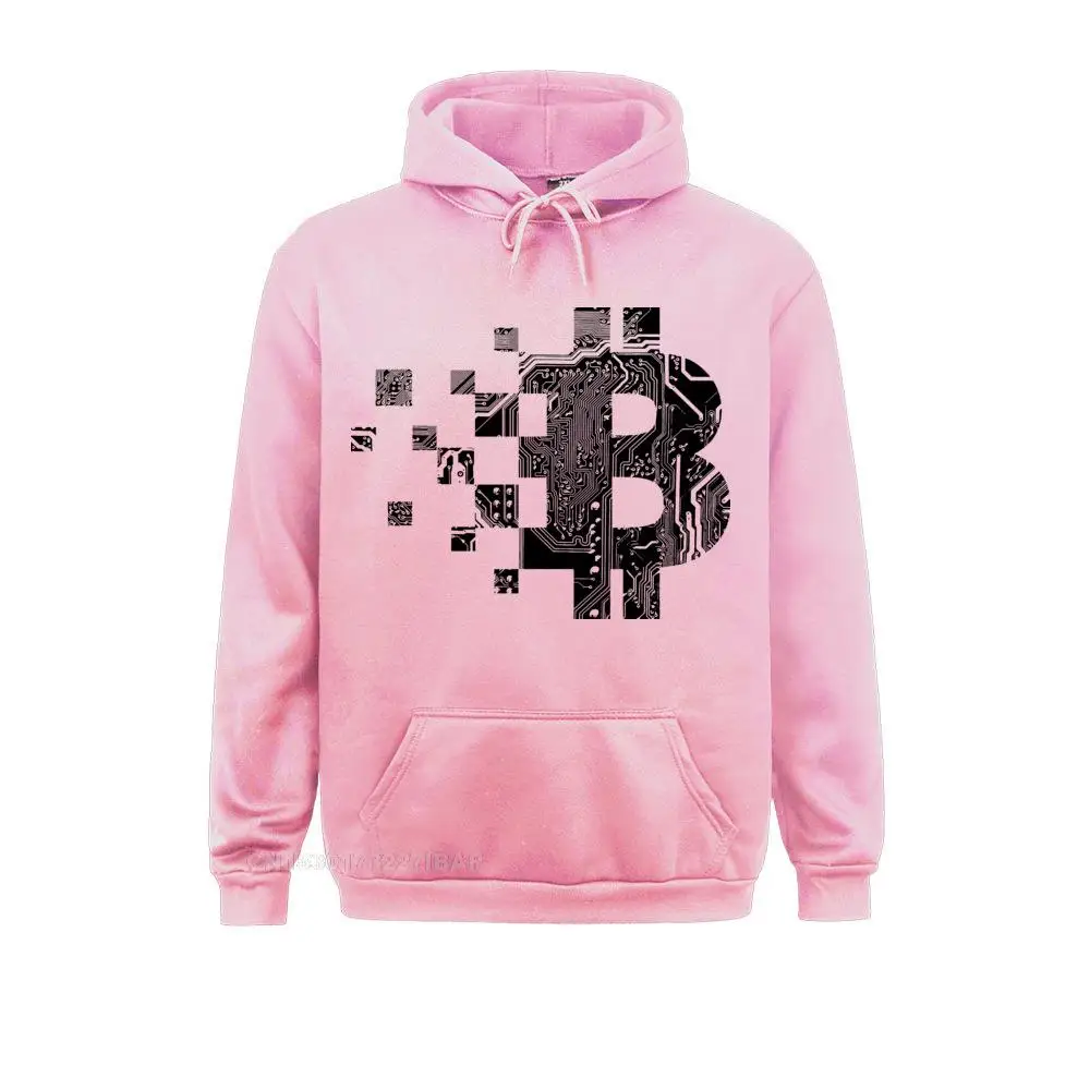 Sudadera con capucha de algodón orgánico para hombre, suéter informal con diseño de placa de circuito de Bitcoin, BLOCKCHAIN, adulto