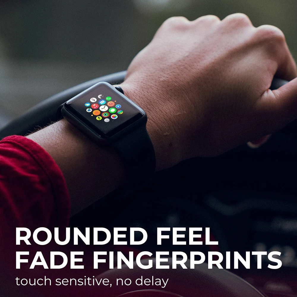 2 шт 5D 9H прозрачная защитная пленка для Apple Watch 5 4 40 мм 44 мм Закаленное стекло Защитная пленка для Iwatch защитные аксессуары