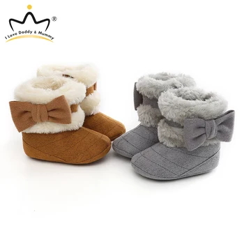 

Infant Boots Winter Baby Girl Shoes Soft Sole Anti-Slip Toddler Snow Warm Prewalker Newborn Boots