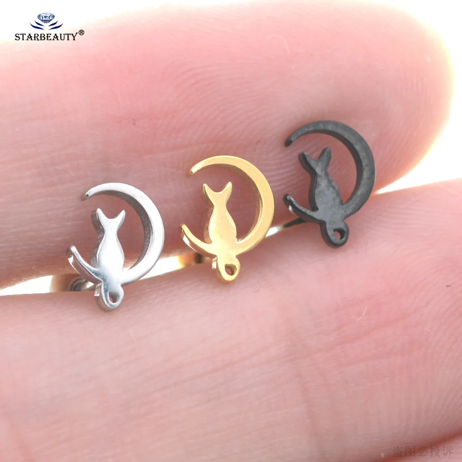 Серьги гвоздики Starbeauty 1 шт. серьги для пирсинга кошачьих хрящей в форме