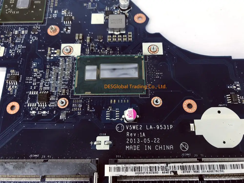 amazing  For ACER E1-572 E1-572G Laptop Motherboard V5WE2 LA-9531P i3-4010U SR16Q Mainboard Fully Tested Fas