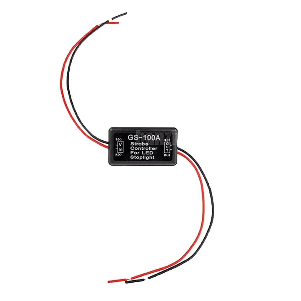 Auto 12v 100a Brake Led Flash Light Flashing Strobe Controller Flasher Motorcycle Light