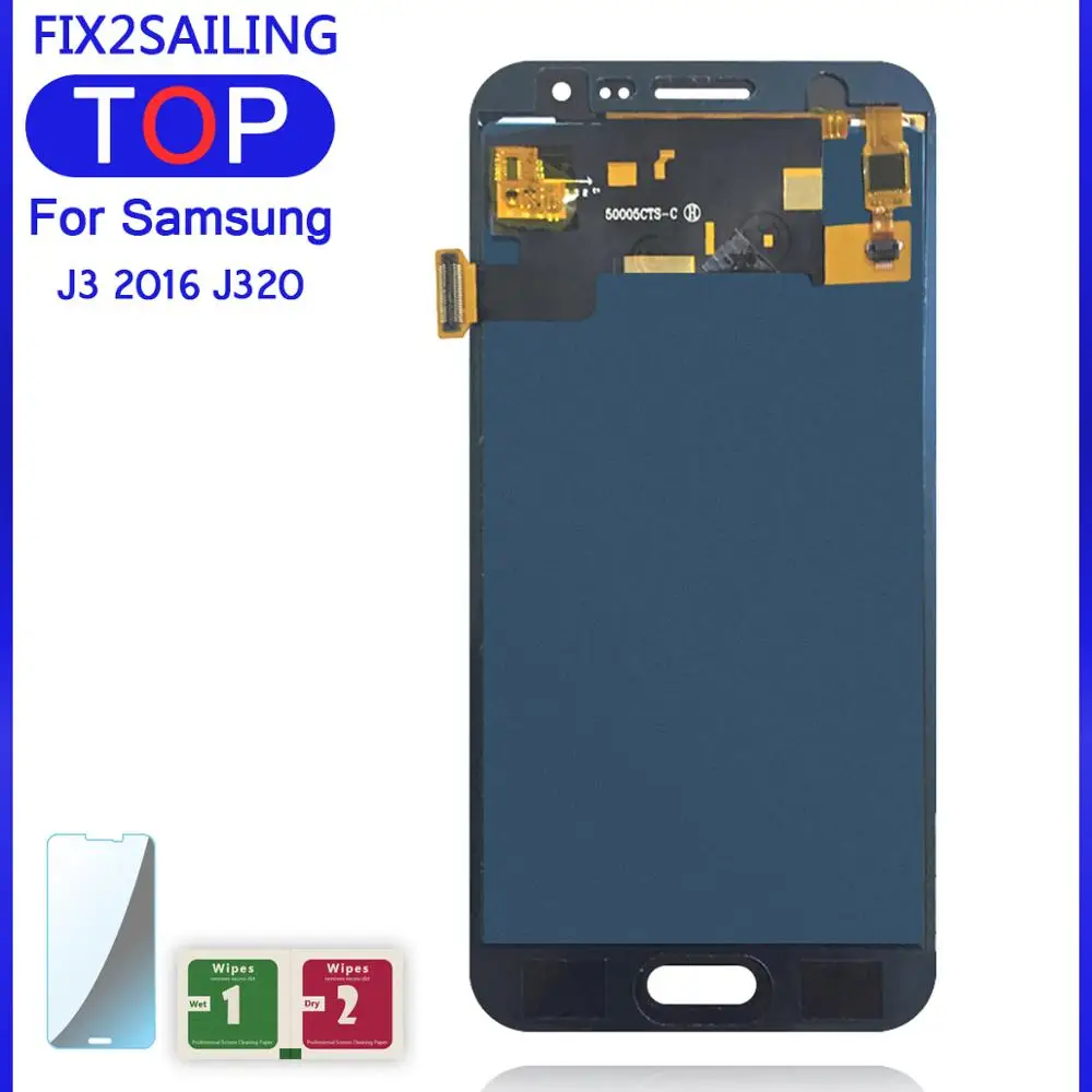 

J320 Lcds For Samsung Galaxy J3 2016 J320 J320F J320M J320P AAA+ LCD Display 100% Tested Working Touch Screen Assembly