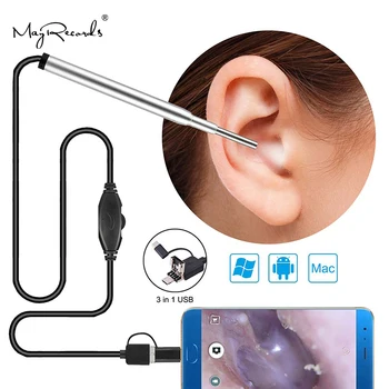 

Medical Endoscope Camera 3.9MM Mini Waterproof USB Endoscope Inspection Camera For OTG Android Phone PC Ear Nose Borescope