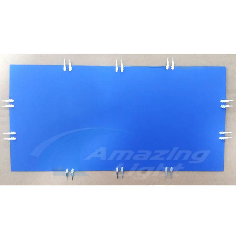 EL панель led 20*10 см с вырезанной подсветкой Электролюминесцентная фольга подсветка с DC12V инвертор и разъем