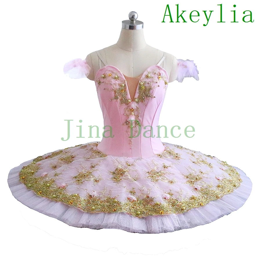 

Розовая балетная пачка для девочек, Спящая красавица, сказочный цветок, Nutrcaker, женская профессиональная балетная пачка, кукла для взрослых, балетное сценическое платье, костюм