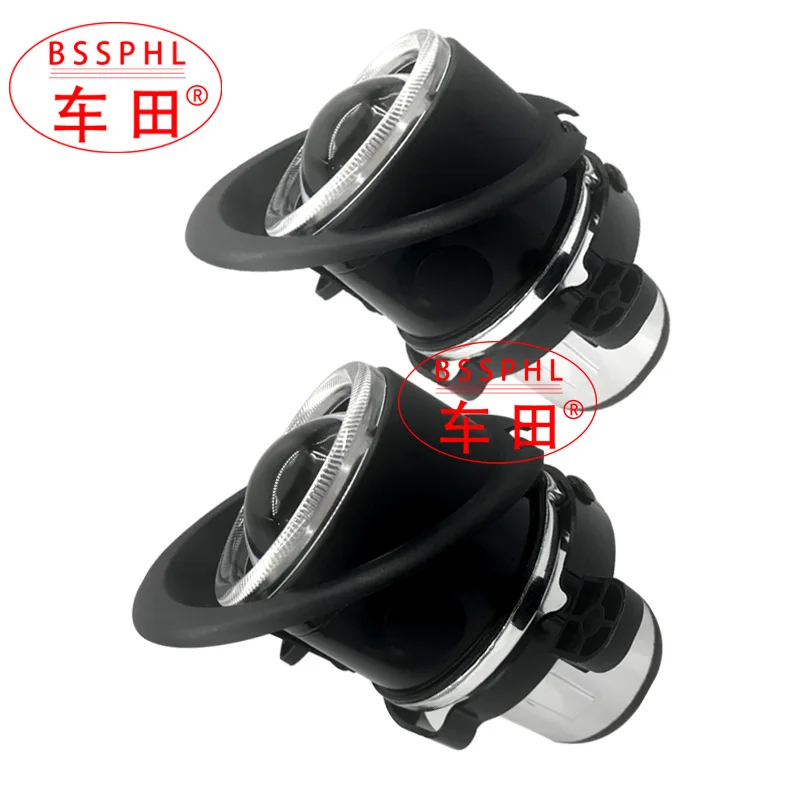 

For Audi 2008-2018 B8 A4 Q5 Q3 Right + Left Lens Fog Light Car LED Light Daytime Running Light DRL White Blue Orange