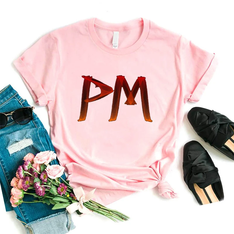 

2020 Payton Tshirt Femme Printed Short Sleeve Casual Tops Graphic T Shirt Male Female Tshirt Women Clothing Tees Streetwear New