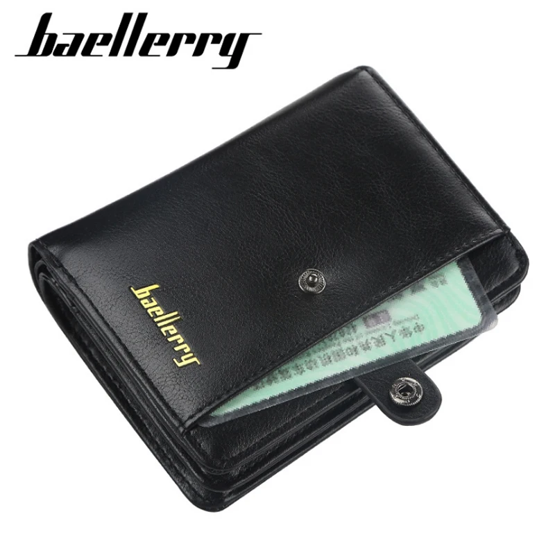 Корейский дизайн Baellerry официальный hasp и молния мужской кошелек молодых мужчин студентов карман кожаный кошелек