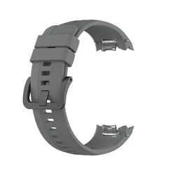 Silicone Sport Wristband Strap - Soft and Durable Bracelet (Gray)