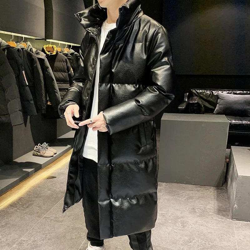 Winter Pop Leather cotton padded Jacket 