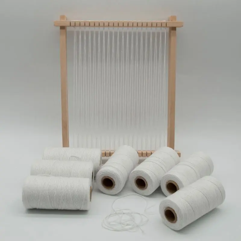 Rope Cotton Loom Warp Thread Yarn rope twine macrame cord string thread for party DIY cord Weaving Carpet Tapestry Rug Blanket