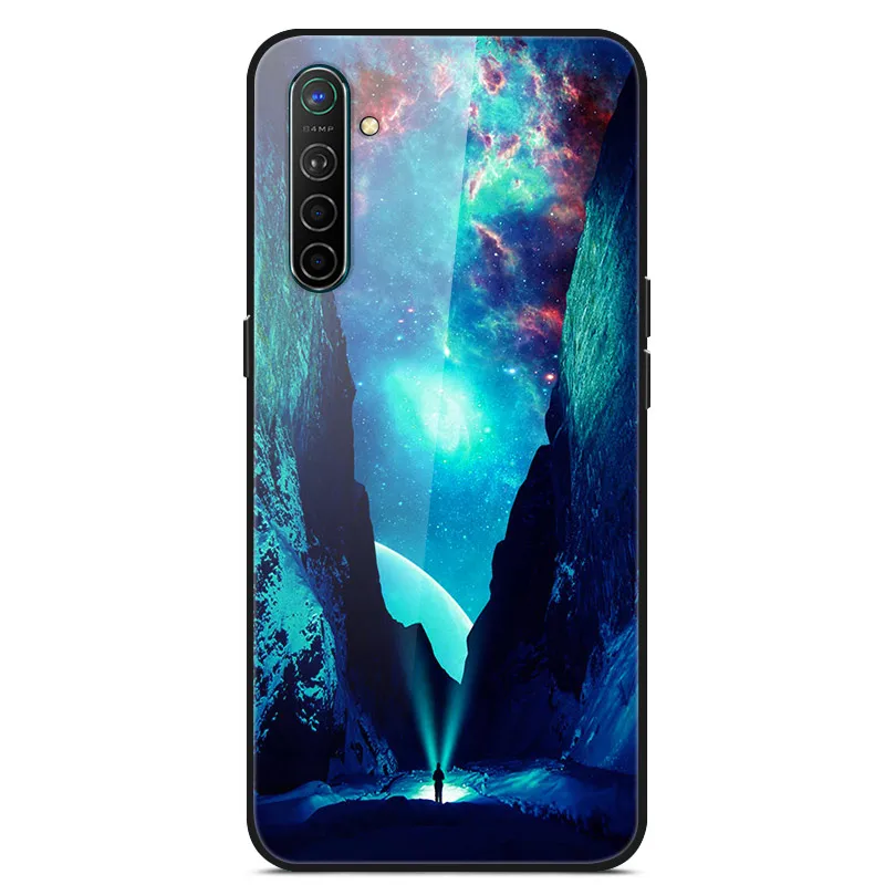 Чехол для OPPO Realme X2 XT, чехол из закаленного стекла, Жесткий Чехол для телефона, чехол для OPPO Realme XT Global X2, ТПУ бампер, чехол s RealmeX2