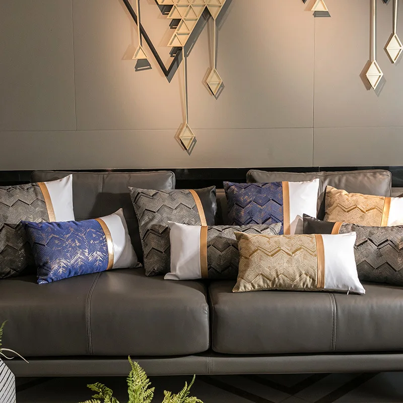 

2019 new luxury sofa cushion covers square/rectangle decorative pillowcases home decor cushion cover polyester pillow case deco