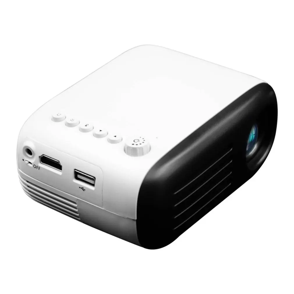 Yg200 Led Projektor 600 Lumen 3,5Mm Audio 320X240 Pixel Yg-200 Hdmi Usb Mini Projektor Home Media Player