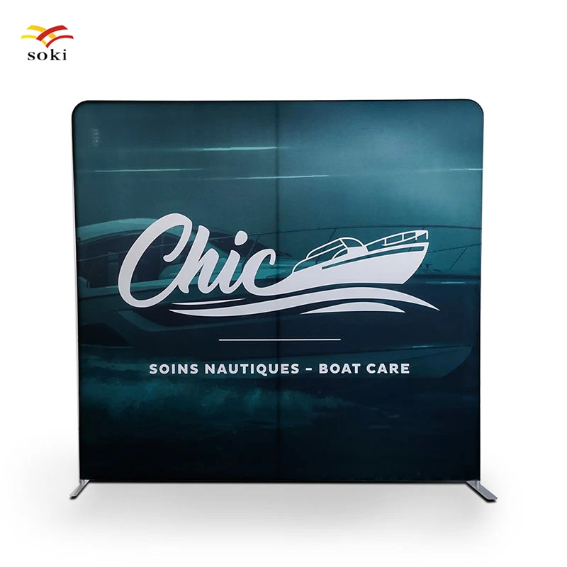 10ft Trade Show Exhibition Booth Tension Fabric Promo Table Cover Cloth ( without table ) Backdrops Banner Stand Display | Дом и сад