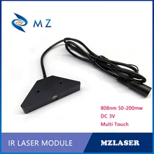 Мультитач лазерный модуль 808nm линейный лазерный сенсорный экран интерактивный светильник источник