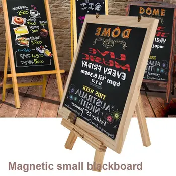 

Small Blackboard Dual-Purpose Home WordPad Decor Children Whiteboard Double-Sided Creative Portable Sided Blackboard Restaurant