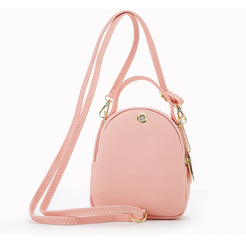 YIZHONG Leather Mini Backpack Purse for Women Ladies Bookbag Multi-Function Luxury Shoulder Bag Messgner Bags Mochila Feminina
