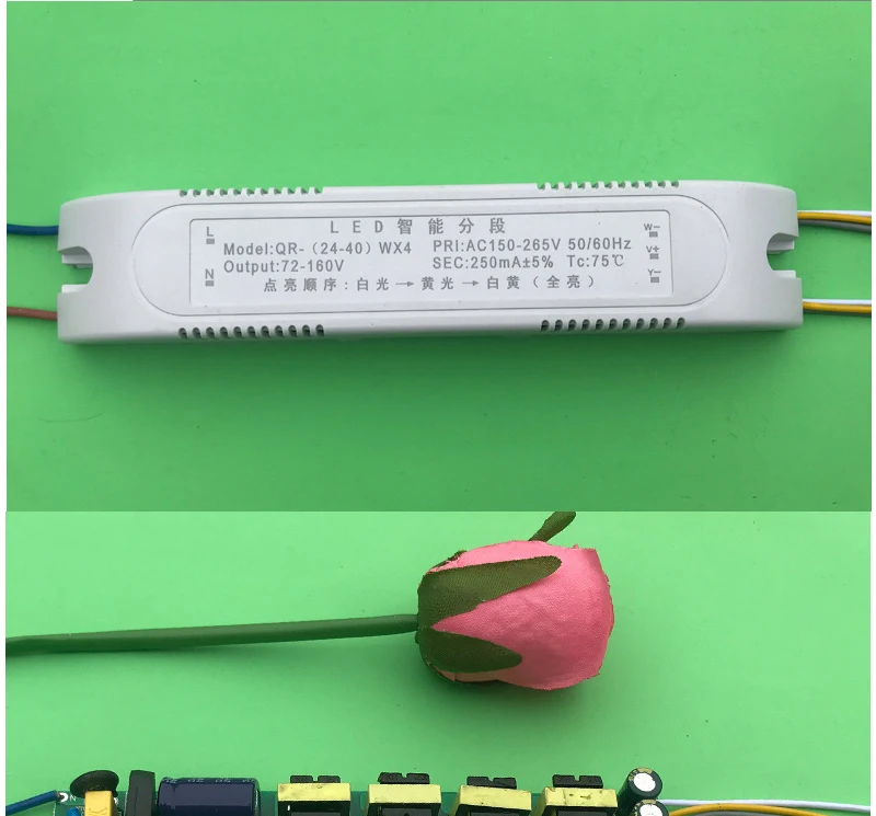 Constant led driver 24-40Wx2 change colors by wall switch,Lighting Transformers For LED Power Lights,For ceiling lamp