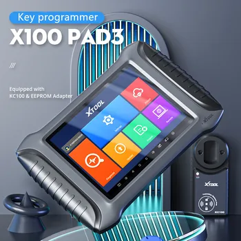 XTOOL X100 PAD3 программатор ключей все ключи потеря иммобилайзер настройки одометра OBD2 сканер автомобильный диагностический инструмент с KC100 XTOOL X100 PAD3 программатор ключей все ключи потеря иммобилайзер настройки одометра OBD2 сканер автомобильный диагностический инструмент с KC100