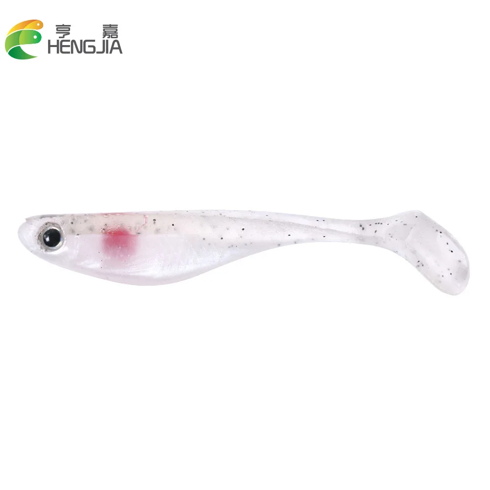 HENGJIA 5 шт. 8,8 см 5 г Мягкая силиконовая приманка гольян морской пресноводный черви воблеры искусственные приманки бас снасти джиги - Цвет: SO119-4