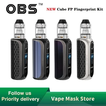 

NEW Original OBS Cube FP Fingerprint 80W VW Kit 4ml Capacity Sub-ohm Tank E-cig Box Mod fit Single 18650 Battery Vs Aegis Mini