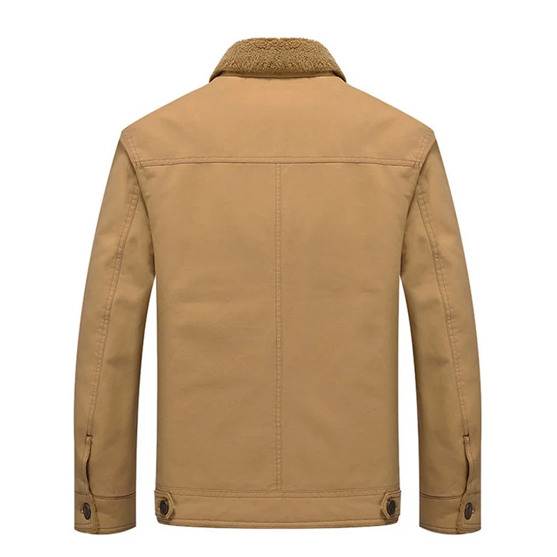 KIOVNO Men Winter Thick Jackets Outwear Fleece Lined Military Thermal Denim Jackets Coats For Male Size M-5XL Windbreak (13)