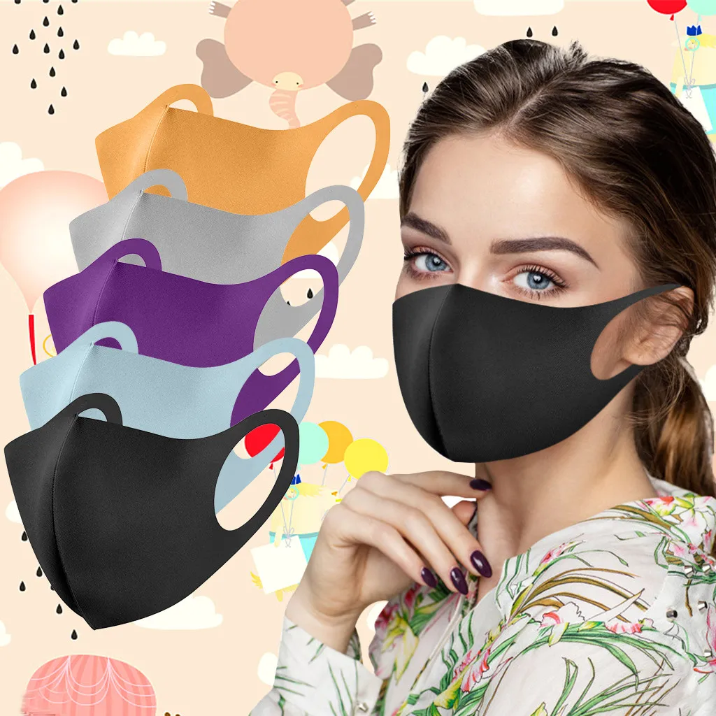 

Adult Reusable Cotton Face Mask Fashion print Masque Washable Breathable Design Face Mask For Protection Maseczka Ochronna