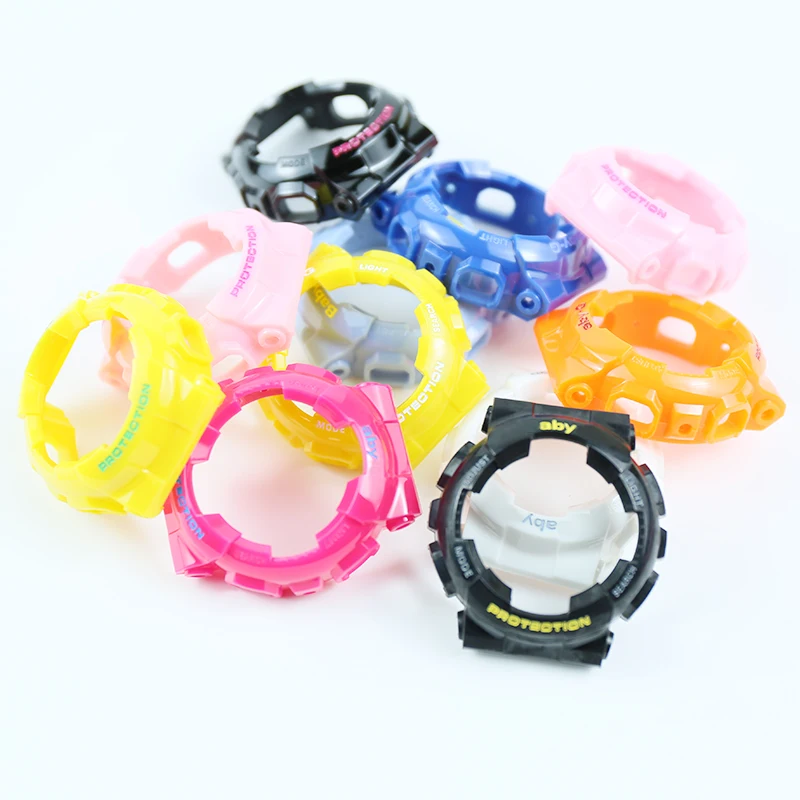 Аксессуары для часов глянцевого Casio resin BABY G BA 110 111 112 120 женский спортивный