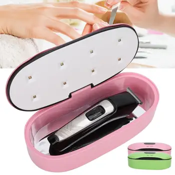 

60S 90S Timing Nail Art Tool LED UV Cleaning Box Toothbrush Ultraviolet Cleaning Device Hairstyling Tool Disinfection Sterilizer