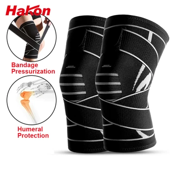 

Running Compression Riding Knit Knee Protection Outdoor Sports Basketball Mountaineering Protective Gear for Men and Women