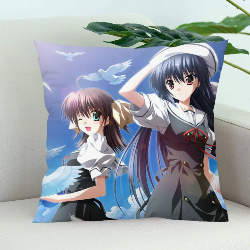 

ef - a tale of memories Pillow Cover Bedroom Home Office Decorative Pillowcase Square Zipper Pillow Cases Satin Soft