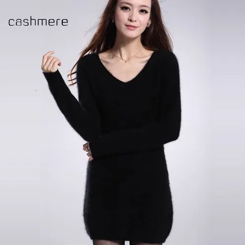 Ms. Jerseis Woman's Plush Sweater Knitted in Autumn and Winter of 2019 |