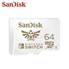 SanDisk 256GB carte MicroSD Nintendo Switch autorisé Mario thème 128G TF carte mémoire haute vitesse pour carte d'extension de jeu ► Photo 3/6