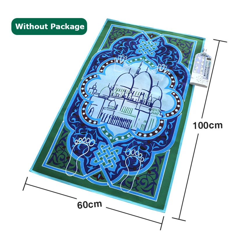 Muslim Carpet Children Prayer Mat Ramadan Prayer Rug Electronic Worship Interactive Islam Musallah Praying Mat for
